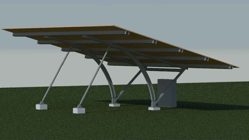 3D model of a Solar-ChargePort
